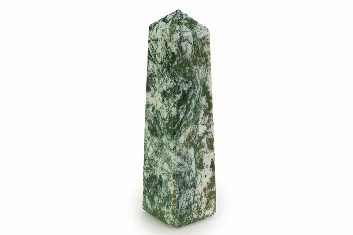 Polished Tree Agate Tower - India #343106